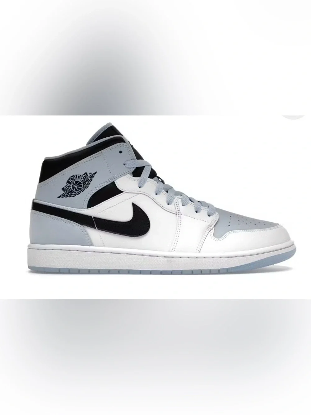 Men’s Air Jordan 1 Mid SE Ice Blue - rare colorway - Very Good Used Condition